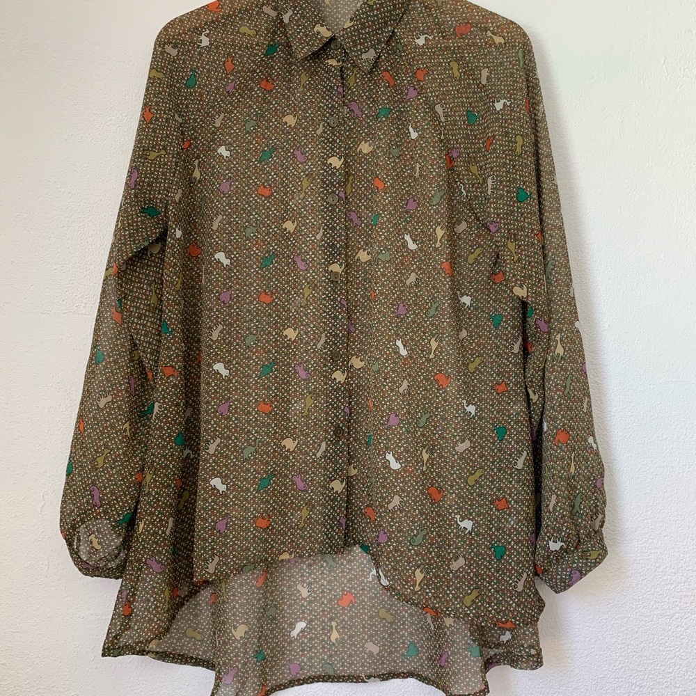 Nordstrom Blu pepper button down long sleeve